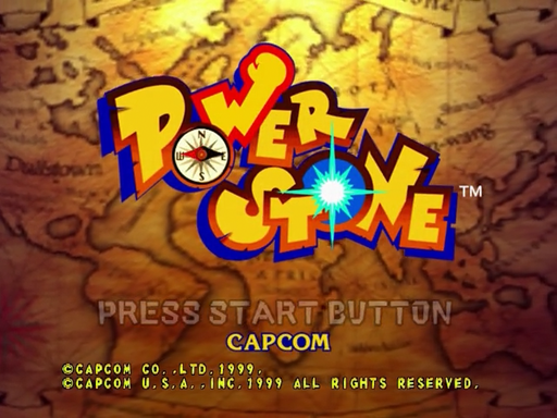 Power Stone title screen for Sega Dreamcast